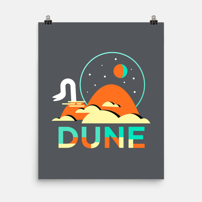 Dune Minimal-none matte poster-Mal