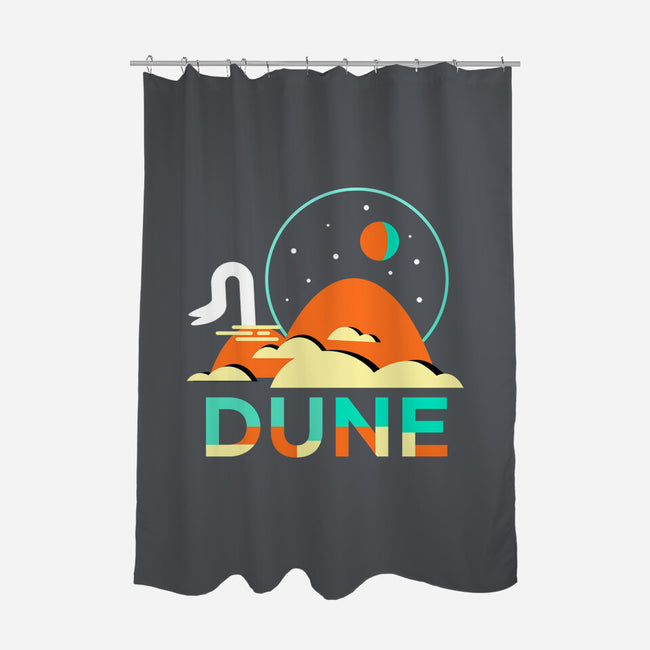 Dune Minimal-none polyester shower curtain-Mal