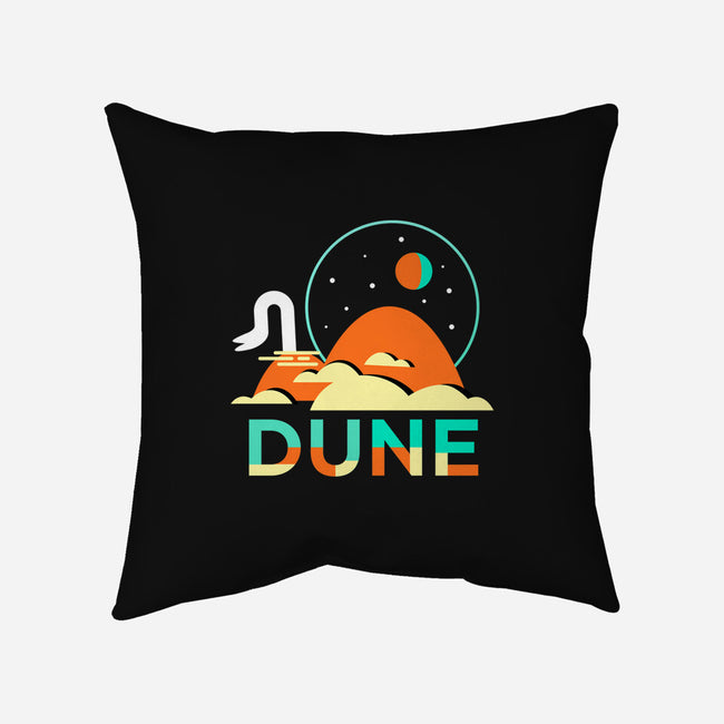 Dune Minimal-none removable cover throw pillow-Mal