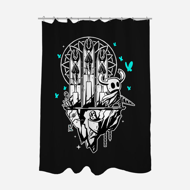 Bug Knights-none polyester shower curtain-theteenosaur