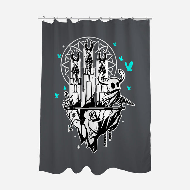 Bug Knights-none polyester shower curtain-theteenosaur