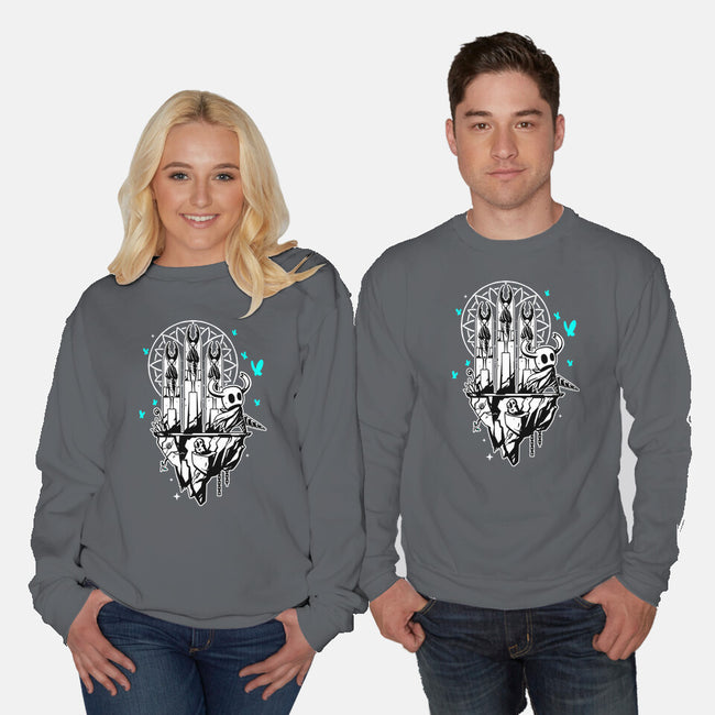 Bug Knights-unisex crew neck sweatshirt-theteenosaur