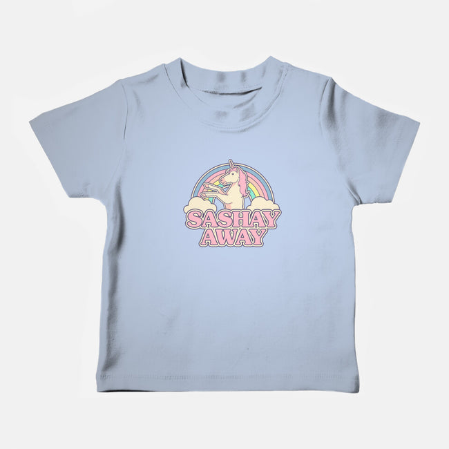 Sashay Away-baby basic tee-Thiago Correa