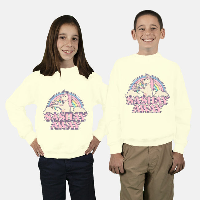 Sashay Away-youth crew neck sweatshirt-Thiago Correa