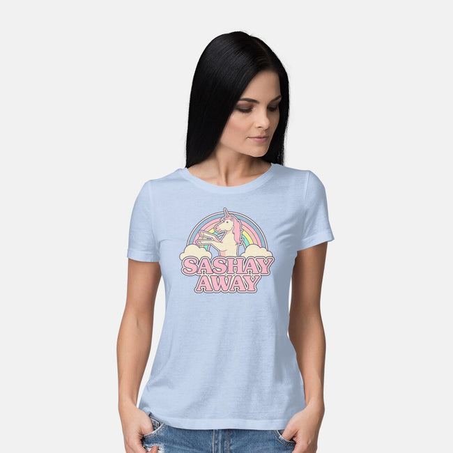 Sashay Away-womens basic tee-Thiago Correa