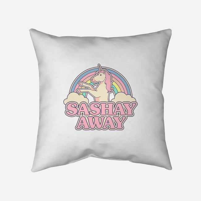 Sashay Away-none non-removable cover w insert throw pillow-Thiago Correa