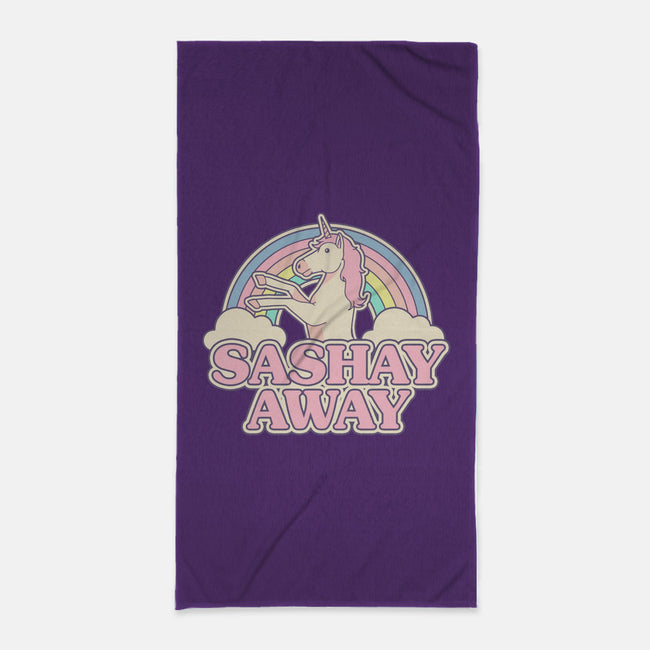 Sashay Away-none beach towel-Thiago Correa