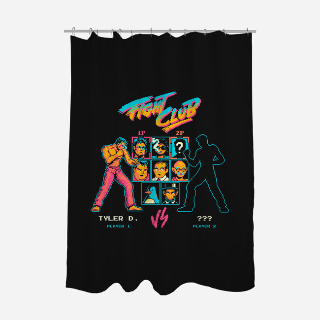 Ready, Fight-none polyester shower curtain-Mathiole