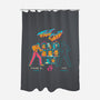 Ready, Fight-none polyester shower curtain-Mathiole