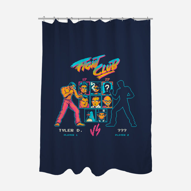 Ready, Fight-none polyester shower curtain-Mathiole