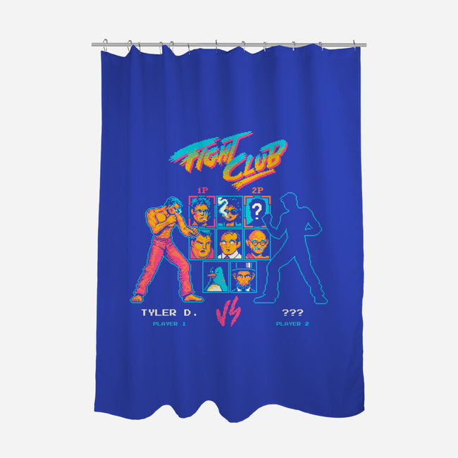 Ready, Fight-none polyester shower curtain-Mathiole