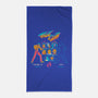 Ready, Fight-none beach towel-Mathiole