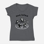 Hail Satan-womens v-neck tee-Paul Simic
