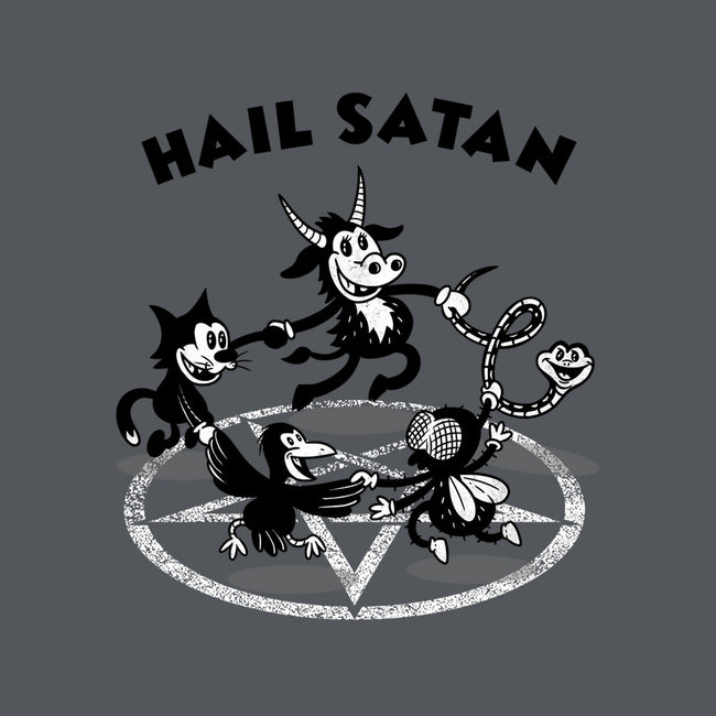 Hail Satan-none beach towel-Paul Simic