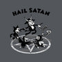 Hail Satan-none removable cover w insert throw pillow-Paul Simic