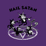 Hail Satan-none memory foam bath mat-Paul Simic