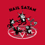 Hail Satan-none memory foam bath mat-Paul Simic