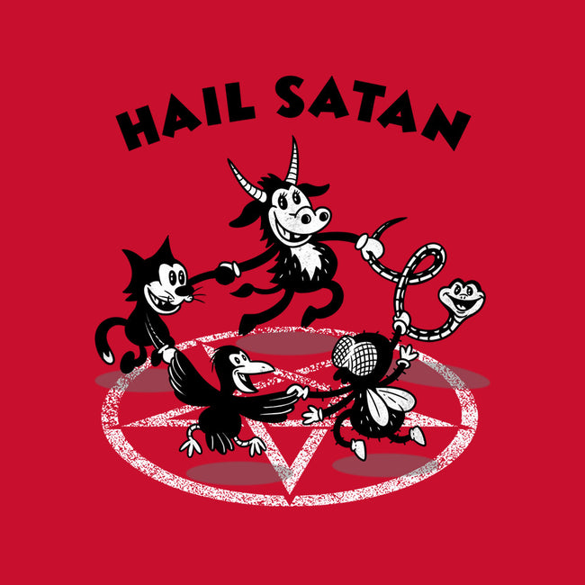 Hail Satan-womens off shoulder sweatshirt-Paul Simic