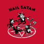 Hail Satan-none indoor rug-Paul Simic