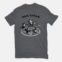 Hail Satan-womens basic tee-Paul Simic