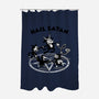 Hail Satan-none polyester shower curtain-Paul Simic