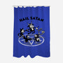 Hail Satan-none polyester shower curtain-Paul Simic