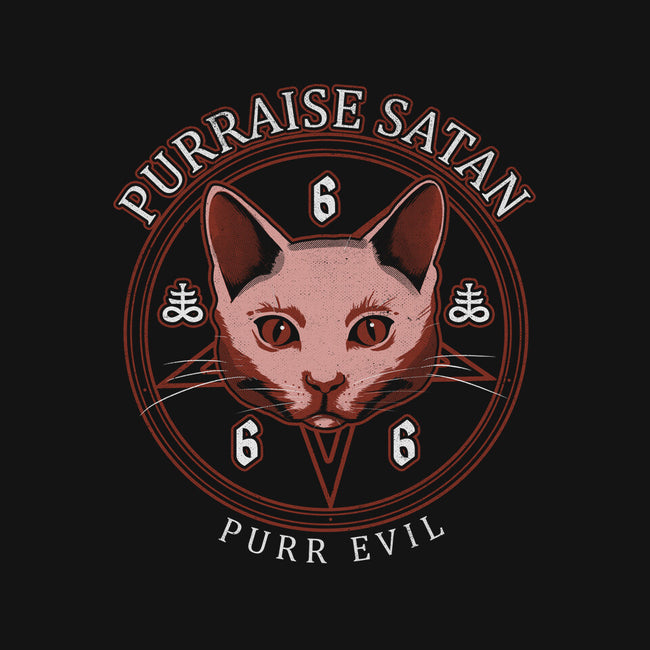 Purraise Satan-none fleece blanket-Thiago Correa