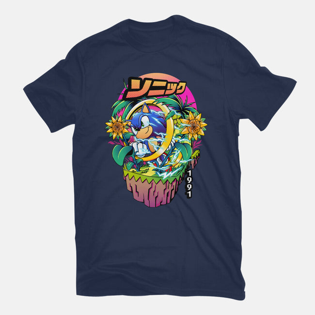 Sonic Speed-womens fitted tee-iqbalgarint