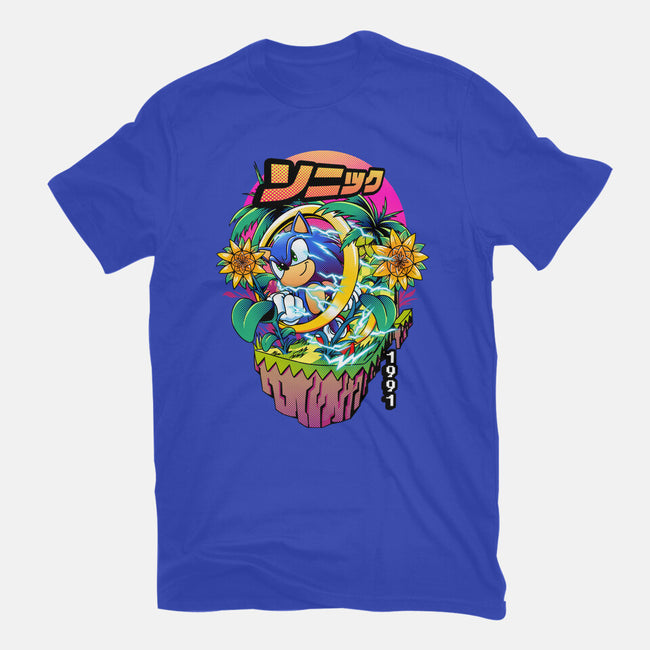 Sonic Speed-womens fitted tee-iqbalgarint