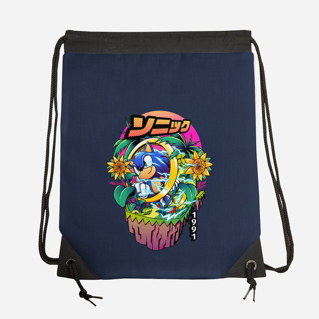Sonic Speed-none drawstring bag-iqbalgarint