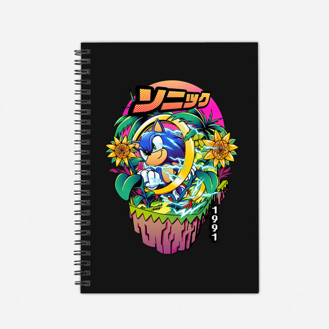 Sonic Speed-none dot grid notebook-iqbalgarint