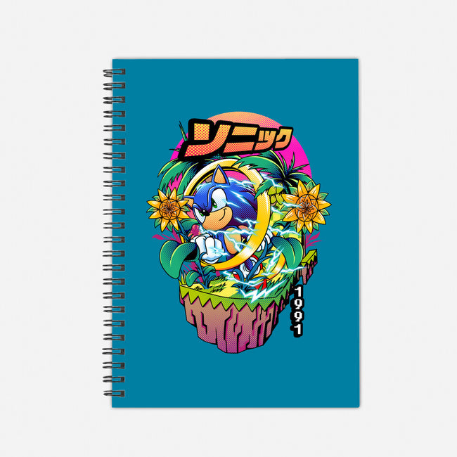 Sonic Speed-none dot grid notebook-iqbalgarint