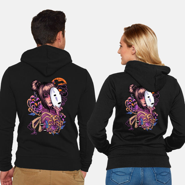 Chihiro Spirit-unisex zip-up sweatshirt-heydale