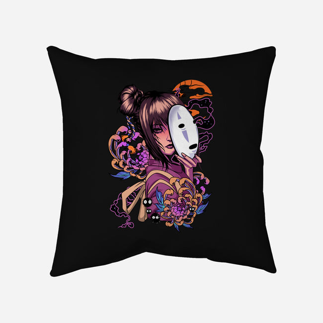 Chihiro Spirit-none removable cover w insert throw pillow-heydale