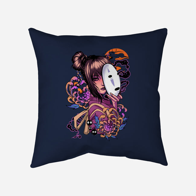 Chihiro Spirit-none removable cover w insert throw pillow-heydale