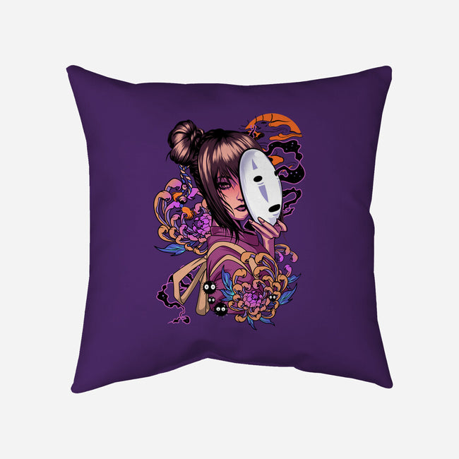 Chihiro Spirit-none removable cover w insert throw pillow-heydale