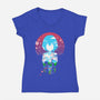 A Silent Love-womens v-neck tee-constantine2454