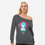 A Silent Love-womens off shoulder sweatshirt-constantine2454