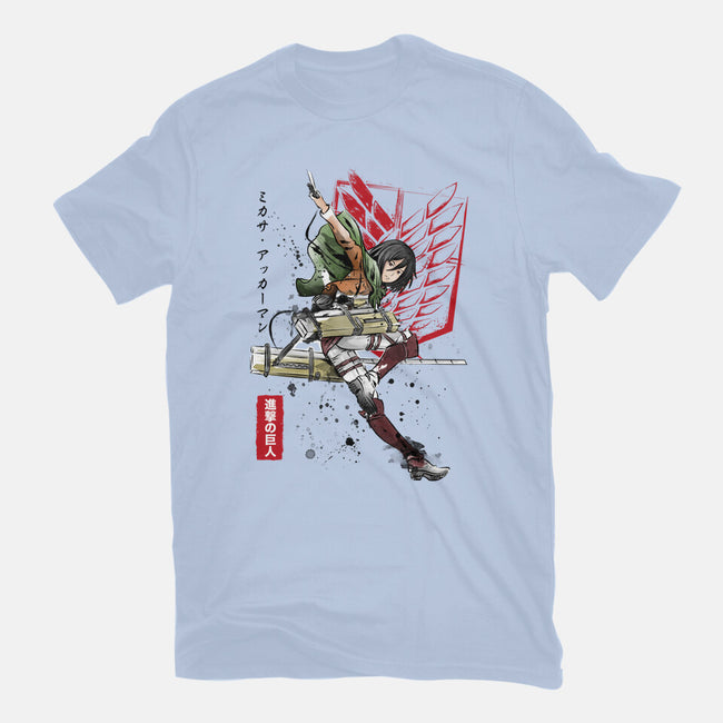 Soldier Mikasa-mens premium tee-DrMonekers