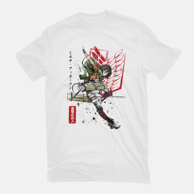 Soldier Mikasa-youth basic tee-DrMonekers