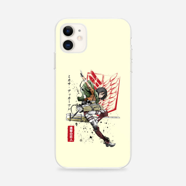 Soldier Mikasa-iphone snap phone case-DrMonekers