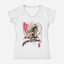Soldier Eren-womens v-neck tee-DrMonekers