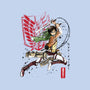 Soldier Eren-none removable cover w insert throw pillow-DrMonekers