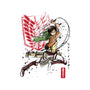 Soldier Eren-womens v-neck tee-DrMonekers