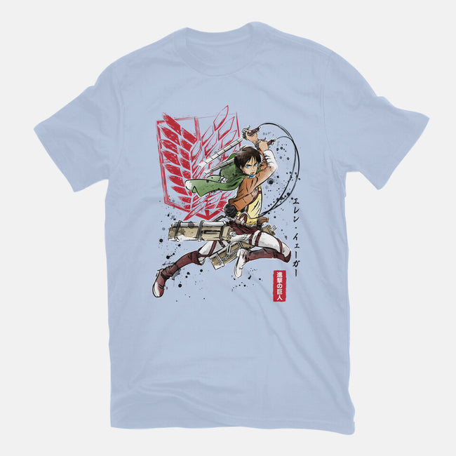 Soldier Eren-womens basic tee-DrMonekers