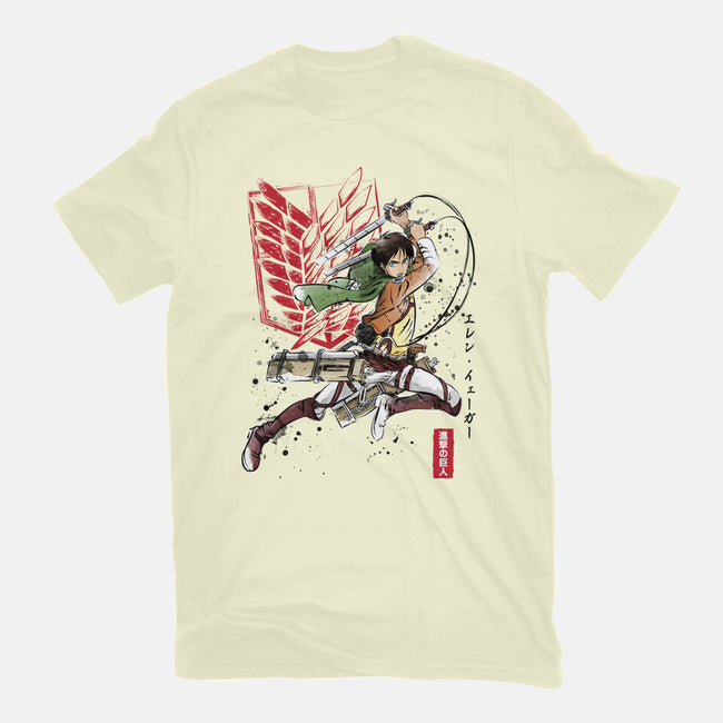 Soldier Eren-mens long sleeved tee-DrMonekers