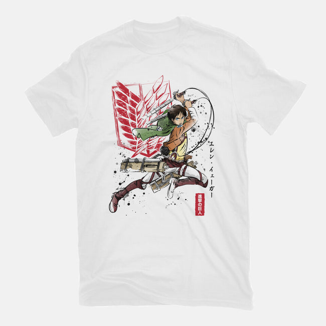 Soldier Eren-womens basic tee-DrMonekers