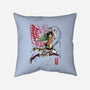 Soldier Eren-none removable cover throw pillow-DrMonekers