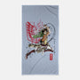 Soldier Eren-none beach towel-DrMonekers