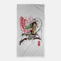 Soldier Eren-none beach towel-DrMonekers